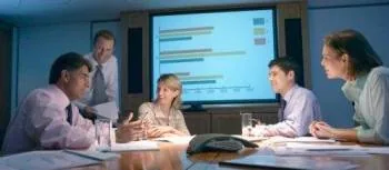 A conference call in progress
