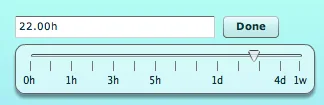 Smart Estimate / Duration Slider in Flex