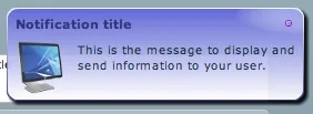 Flex Notification Component